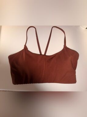 Paragon Fitwear Brown Strappy Sports Bra